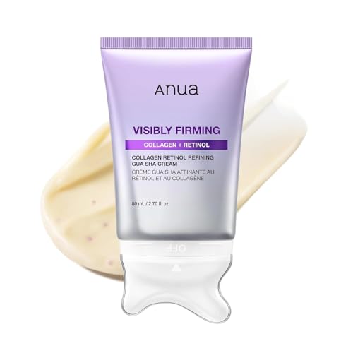 ANUA Collagen Retinol Refining Gua Sha Cream, Neck Cream For Lifting & Firming