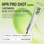 HPR PRO SHOT Triple Retinoid Firming Cream, 0.3% HPR, 0.1% Retinal, 0.05% Retinol, Korean Anti Aging