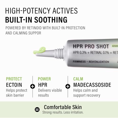 HPR PRO SHOT Triple Retinoid Firming Cream, 0.3% HPR, 0.1% Retinal, 0.05% Retinol, Korean Anti Aging