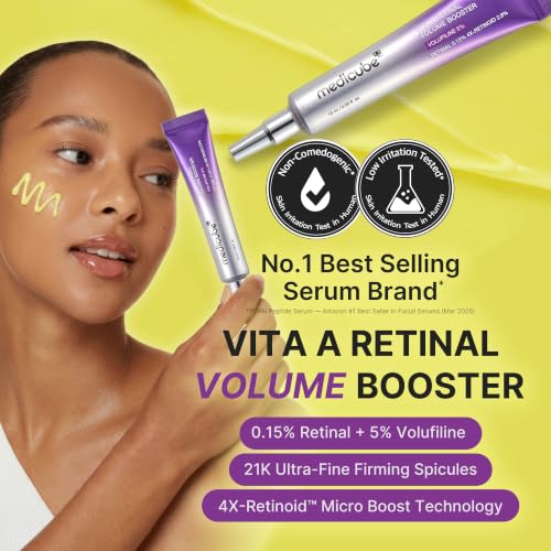 medicube Vita A Retinal Volume Booster Serum, with Volufiline, 4X-Retinoid