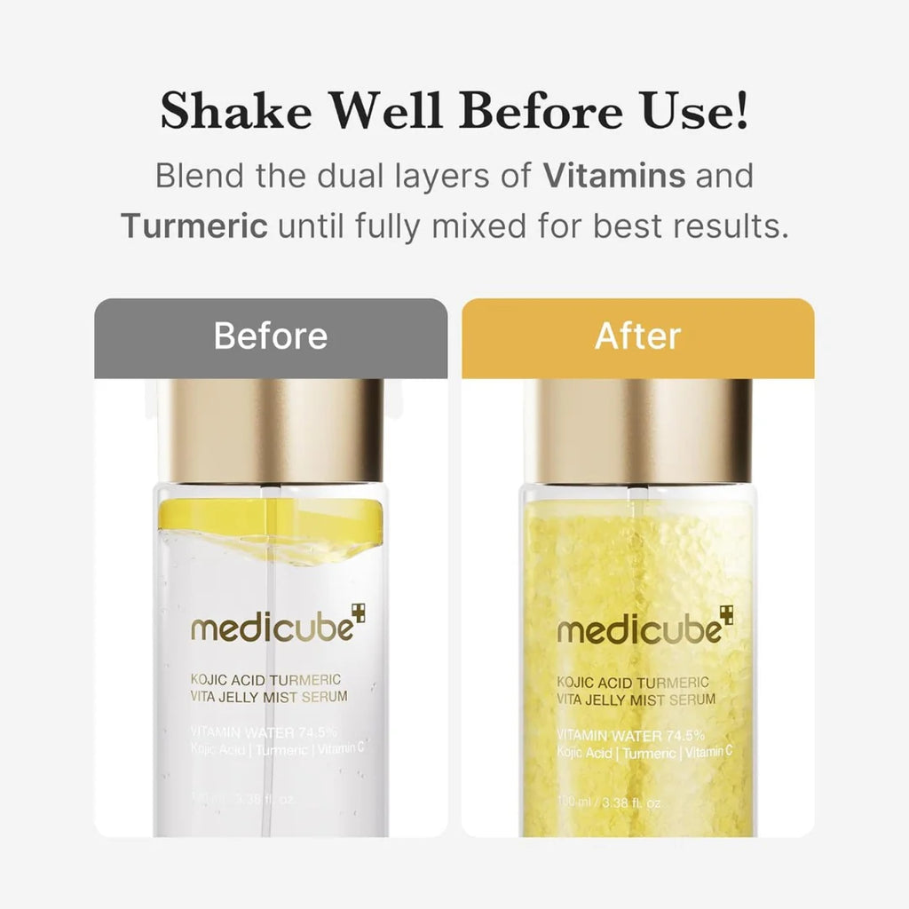 Medicube Kojic Acid Turmeric Vita Jelly Mist Serum | Glow spray