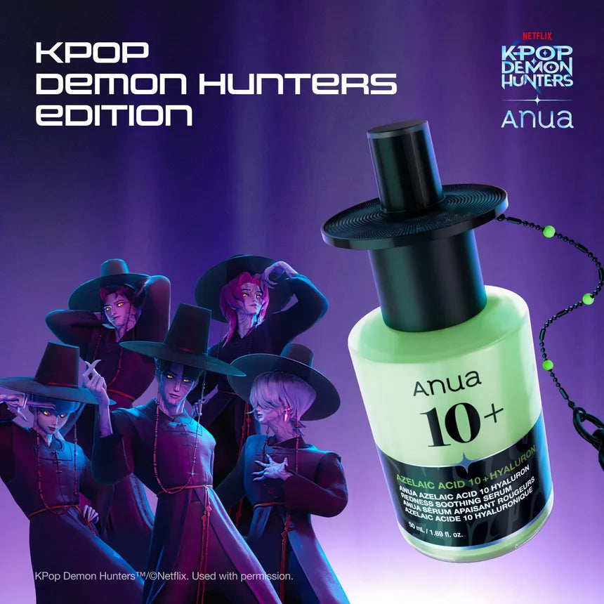 anua  Azelaic Acid 10 Hyaluron Redness Soothing Serum Set Kpop Demon Hunter