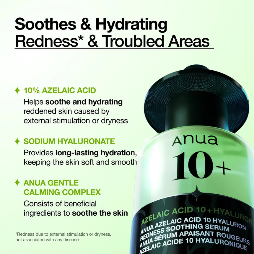 anua  Azelaic Acid 10 Hyaluron Redness Soothing Serum Set Kpop Demon Hunter