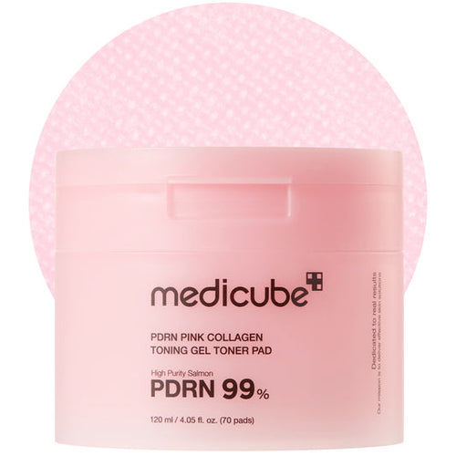 Medicube  99% PDRN Pink Collagen Gel Toner Pad