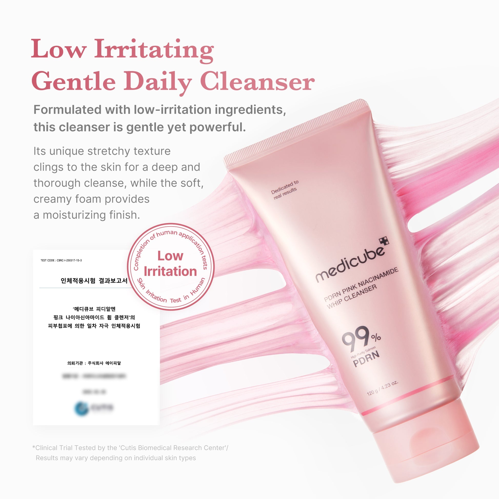Medicube PDRN Pink Whip Cleanser