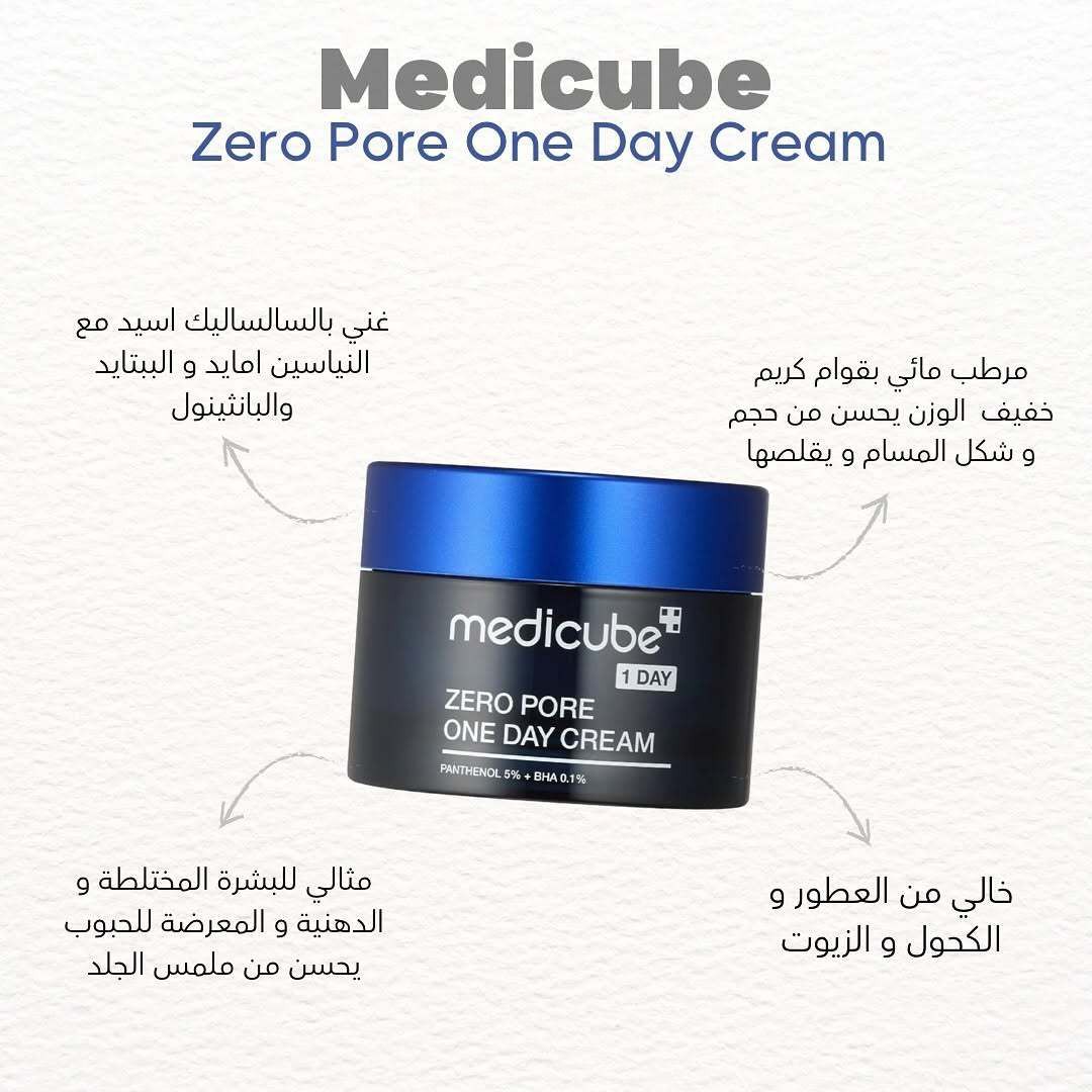 Medicube Zero Pore One-day Cream