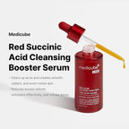 Red acne succinic acid peel