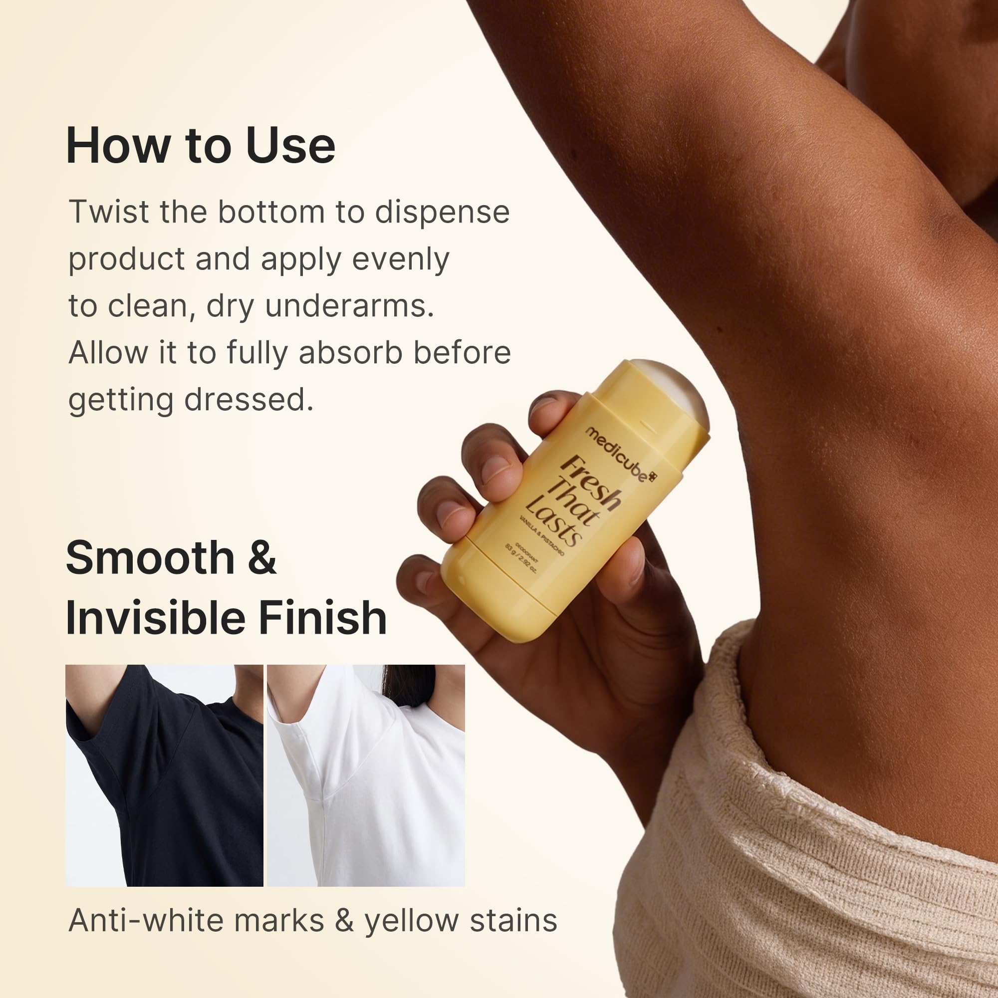 Medicube Deodorant Kojic Acid & Turmeric for Women & Men, Aluminum-Free